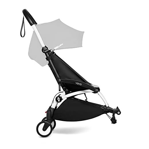 BABYZEN YOYO Connect, Blanc - Transformez Votre Poussette YOYO2 en Poussette Double - Toujours compacte et Facile à manœuvrer