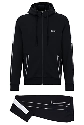 Hausanzug Herren – 2-teiliger Tracksuit Mit Kapuzenpullover Und Jogginghose, Lässig, Hip Hop Style