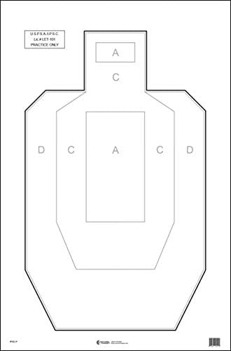 IPSC/USPSA Paper Target