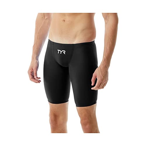 TYR Men's Invictus Solid Jammer, Black, 34