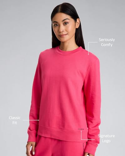 bebe French Terry Sweatshirt for Women, Crewneck Sweatshirts for Women, Sweatshirt Loungewear - Image 3