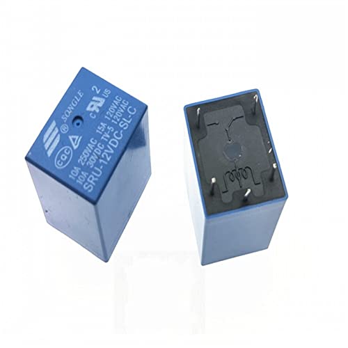 Relais electromecanique SRU-05VDC-SL-C inverseur 10A T70 boitier 5 broches 50 unites