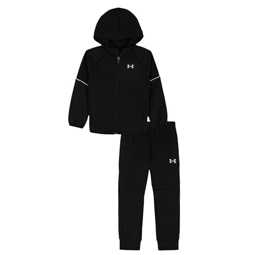Under Armour boys Hoodie Set, Bottoms & Hoodie, Lightweight & Relaxed Fit, Zip Up