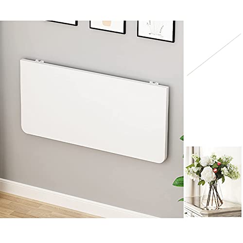 Table d'ordinateur rabattable JATIBOSH blanche avec supports pliants - 4