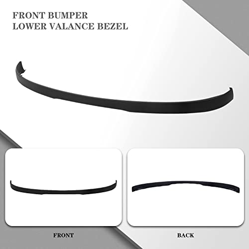 Carpartsdepot Front Bumper Dam Valance Lower Air Deflector Black Compatible For Chevy Avalanche Suburban 1500 2500 Tahoe Crew Cab Pickup Suv 2007-2014 Gm1092208 #TOP2