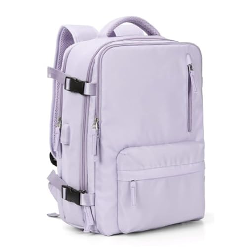 Bolsa de artículos de tocador y gran capacidad en elegante diseño violeta