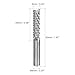 uxcell 6mm End Mill Bits 1/4