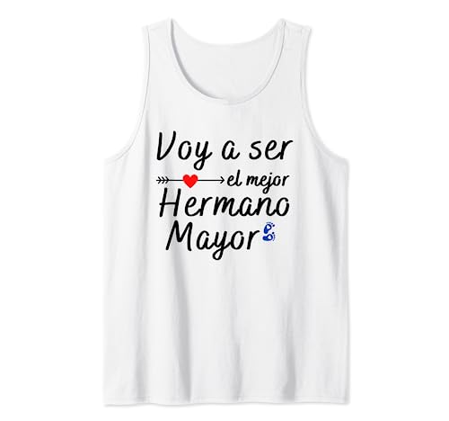 Voy a ser el mejor hermano mayor. Camiseta sin Mangas