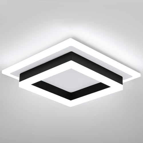 EIDISUNY 32W Modern LED Ceiling Light, Small Flush Mount Light Fixture, 6500K Cold White Ceiling...
