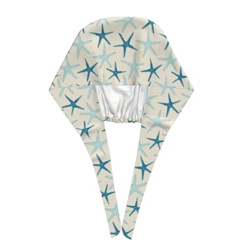 Image of Adjustable Working Cap Breathable Unisex Women Men Elastic Bandage Tie Back Hats Scrub Nursing Doctor Surgeon Cap