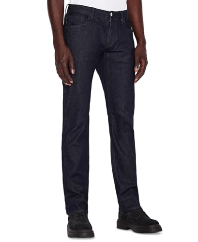 Armani Exchange Men's 5 Pocket Slim Denim Dark Rinse