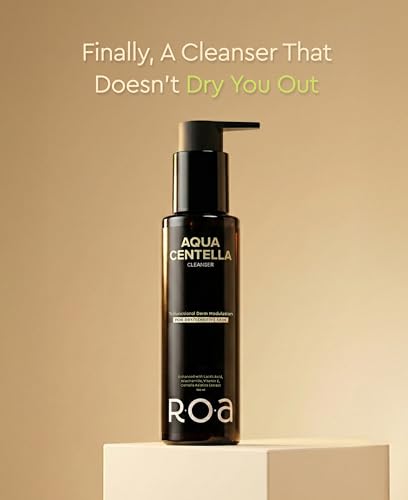 Image of R.O.A Skincare Aqua centella dry skin face wash for glowing hydrated skin