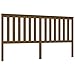vidaXL Testiera per Letto Miele 186x6x101 cm in Legno Massello di Pino