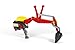 ROLLY TOYS- Excavateur arrière RollyHeckbagger, 40 932 7, De Couleur Rouge