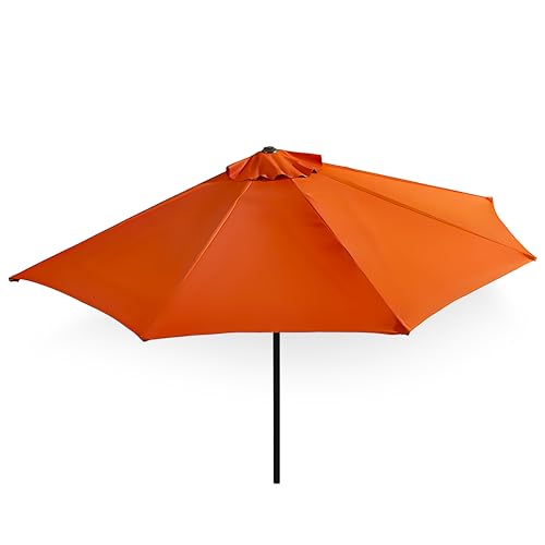 habeig Balkonschirm Sonnenschirm halbrund/rechteckig Wandschirm für Balkone oder Terrassen...