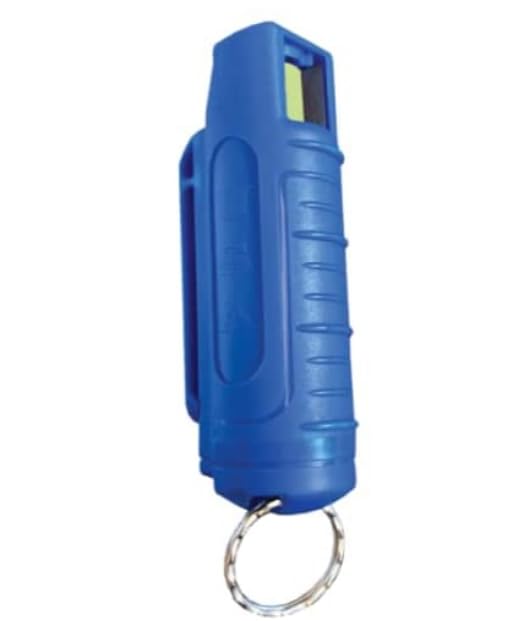 PS Products 1/2 oz. Blue Heat Pepper Spray with Blue Dye That Marks Attacker up to 48 Hours (Black, 2-Pack)