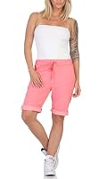 MATY FASHION Damen Bermuda Kurze Hose Shorts für den Strand Sweatpants Sommerhose 44 (DE/NL/SE/PL, Numerisch, 34, 40, Regular, Regular, Lachs) – Ansicht 4