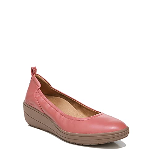 Vionic Women's Advantage Jacey Slip On Wedges - Supportive Ladies Platform Wedges That Include Three-Zone Comfort with Orthotic Insole Arch Support, Medium Fit Dusty Cedar 8.5 Medium US