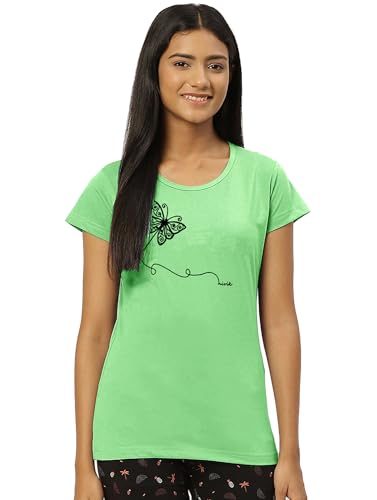 Image of NIVIK Printed Cotton T-Shirt for Women