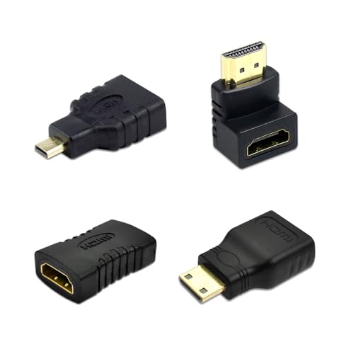 HDMI miniϊ HDMI RlN^ HDMIϊA_v^y4ރZbg(90° L^/HDMIX-HDMIX/micro HDMI/HDMIX-IX)z HDMI ڑ ϊ  bLC^[tF[X HD`