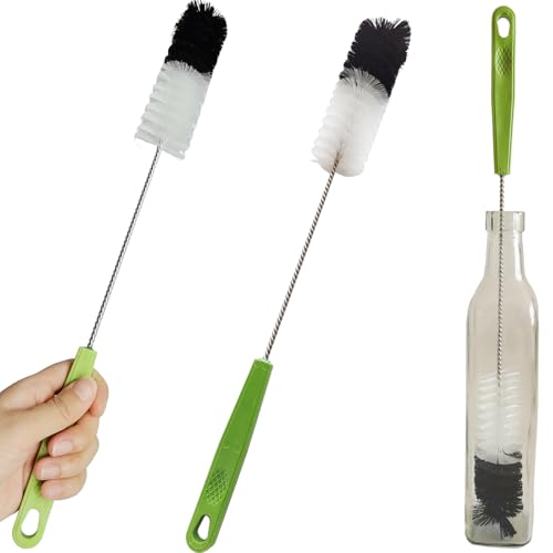 Dokpod Long Handle Cleaning Brush - 16 Narrow Bottle & Cup Scrubber Hummingbird Feeder & Meat Grinder Cleaner Pipe Brush