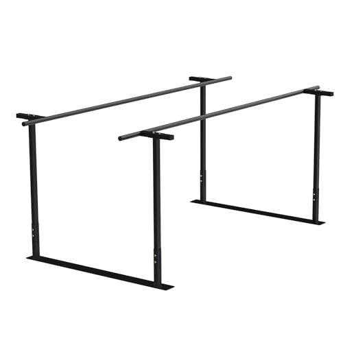 Physical therapy parallel bars Walking assist bar for rehab & walking balance issues Adjustable height & width (8FT)