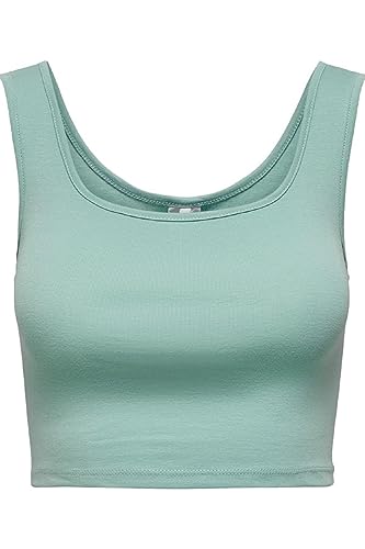 ONLY, Kadın, ONLMOSTER S/S O-NECK TOP NOOS JRS, Tişört, Yeşil, S