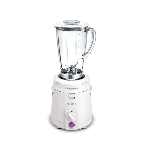 Sujata Polycarbonate Frootmix 900 Watts Smart Mixer Blender | 22000 Rotations Per Min | 90 Minutes Continuous Running | Versatile Jar 1750 Ml, White