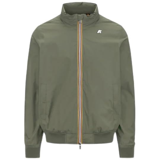 K-Way KWAY JACKET AMAURY STRETCH NYLON JERSEY GREEN LICHEN UOMO K3123VW - Color: V15 XL