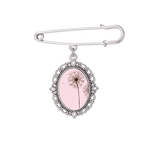 Broche pissenlit fleur M à offrir pour sublimer une chemise