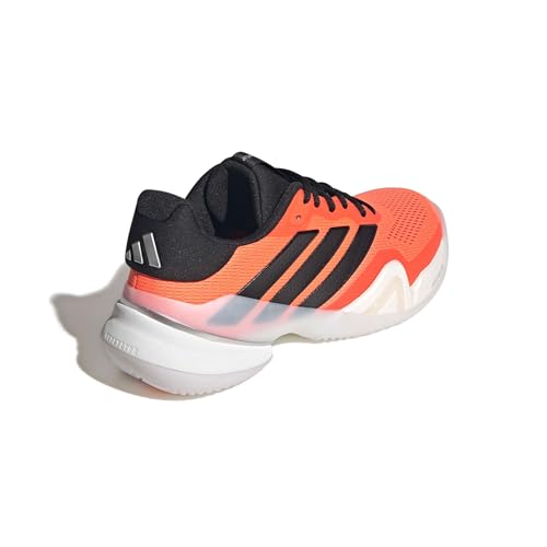 Image of adidas Mens Barricade 14 Tennis Sneakers Shoes - Black, Orange