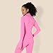 Amazon Essentials Women's Active FormFlex Buttery Soft Slim Fit Full Zip Jacket, Flamingo Pink, Large