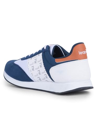 Image of Liberty LEAP7X BACKAM-1E Casual Shoes for Men with PU Upper | EVA Sole Coloured Lacing Sneakers | Soft & Comfortable Footbed | Memory Foam Insole | Quick-Wear Elastic Laces | Stylish & Modern