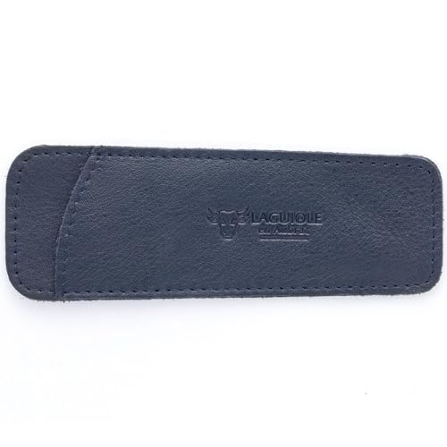 ソムリエナイフ ケース ネイビー LAGUIOLE en Aubrac グレインレザー 3色展開 ラギオール アン オブラック フランス製 牛皮 本革 輸入販売元 株式会社グローバル