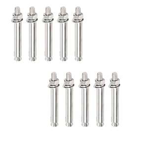 Udjkshal UDJKSHAL Edelstahl Dehnschrauben 10 Stück