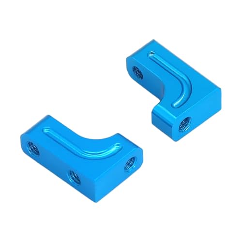 RC�A�N�Z�T���[ Compatible With Tamiya For TT02 XV01 TB03 1/10 RC�J�[�A�b�v�O���[�h�p�[�c 2�� ���^���T�[�{�}�E���g �T�[�{�Œ�u���P�b�g�X�^���h(Blue)