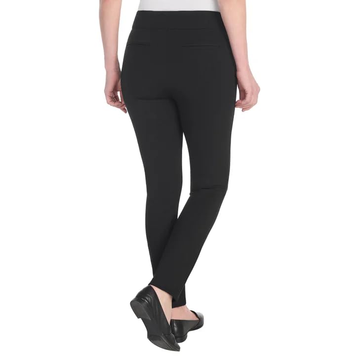 Image of Dalia Women's Pull-On Ponte Pant, Mid-Rise Narrow Leg
