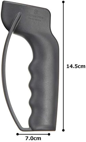 Victorinox, 7.8715, Sharpening + Safety, Messerschärfer "Victorinox", robuster Kunststoff-Griff, Grau, Made in Switzerland,