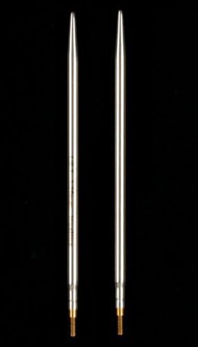 HiyaHiya Interchangeable Needle Tips 4 inch (10cm) Steel Size US 2 (2.75mm) HISTINTIP4-2