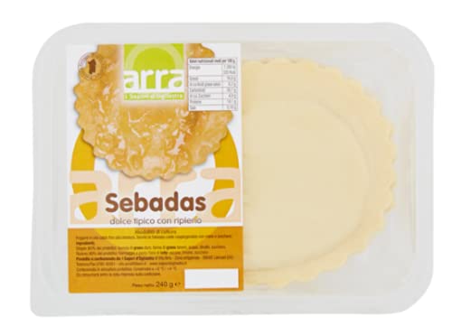 ARRA SEBADAS DOLCE TIPICO SARDO RIPIENO DI FORMAGGIO DA 240 GR