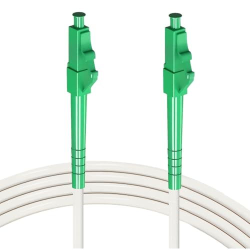 Lumitrex 10 Meter für LC/APC Glasfaserkabel Verlängerung Simplex Singlemode FTTH Glasfaser LWL Patchkabel für Telekom Glasfaser Router Fritzbox 7590 5590 AX Vodafone 1&1 Vodafone Weiß