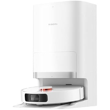 Xiaomi Robot Vacuum X20+ com estação base inteligente multifuncional 6000Pa, potência de sucção, navegação a laser LDS, controle de voz, molhado e seco, 4 L, 30 W, C101, branco