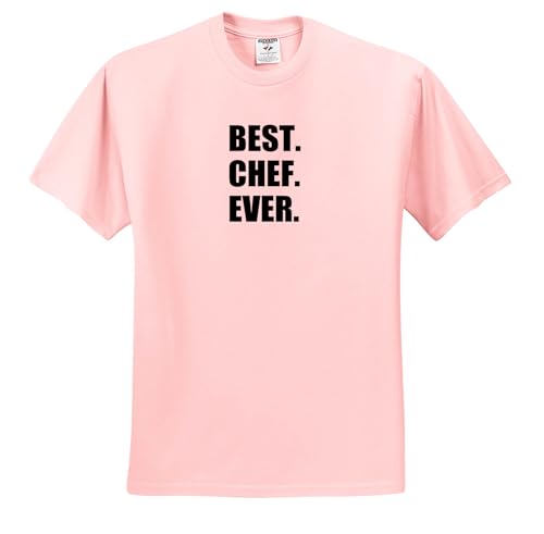 Best Chef Ever - Text Gifts for World Greatest Cook and Cooking Fans - Adult Light-Pink-T-Shirt Large