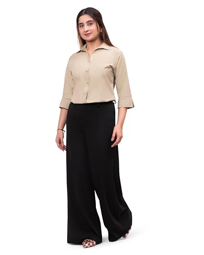 Image of ESTA Women 3 /4 Sleeve Stylish Western Official Formal Shirts Regular fit Shirts for Women