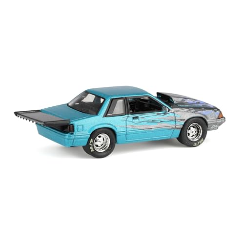 OBT 1/64 1990 Ford Mustang Fox Body Drag Car miniatura 3