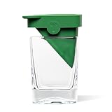 Corkcicle Premium Old Fashioned Glass with Silicone Ice Mold - Whiskey Chilling Glass for Bourbon, Tequila, & Cocktails - Great Gift for Dad - Perfect for the Holidays - Tequila Wedge 9 oz