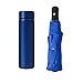 Anlrion Parapluie Pliant,Parapluie Pliant Automatique Compact Parapluie Ouverture Pliable et Fermeture pour Homme et Femme(ensemble de tasses thermos)