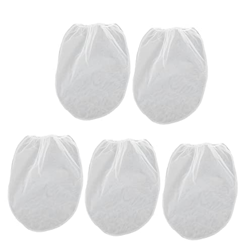 OFFSCH Practical Paint Filter Strainer Bags 5pcs Fine Mesh Elastic Opening Safe Polyester for Multiple Uses