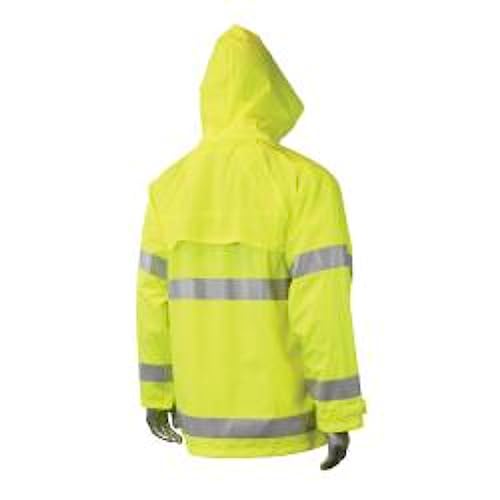 Radians RW11-3ZGR-S Lightweight Waterproof Rip Stop Raincoat, Small