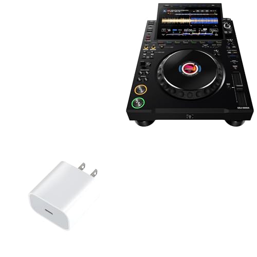 BoxWave Charger Compatible with AlphaTheta CDJ-3000X - PD GAN miniCube (30W), 30W Tiny PD GAN Type-C Wall Charger - Winter White